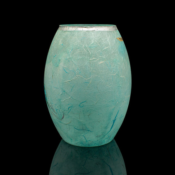 Contemporary Flower Vase, English, Art Glass, Decorative Baluster Urn, Display