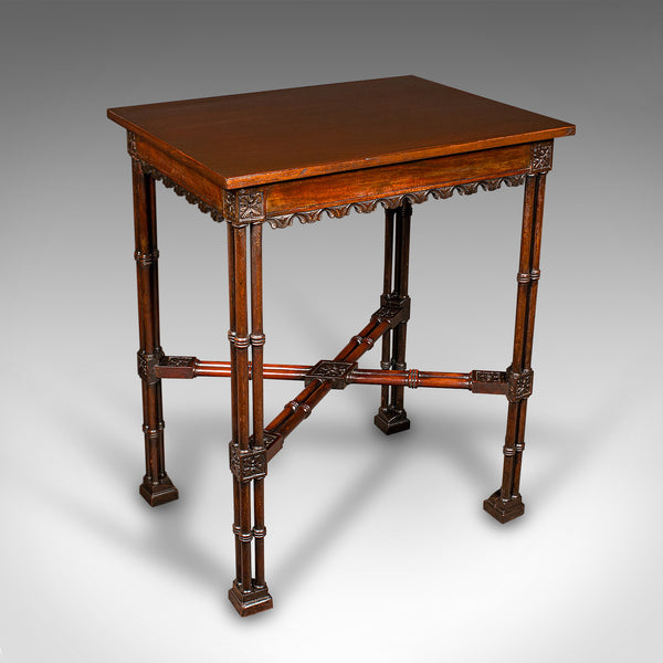 Antique Side Table, English, Occasional, Chippendale Taste, Georgian, Circa 1800