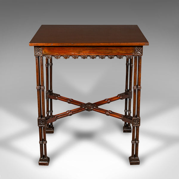 Antique Side Table, English, Occasional, Chippendale Taste, Georgian, Circa 1800