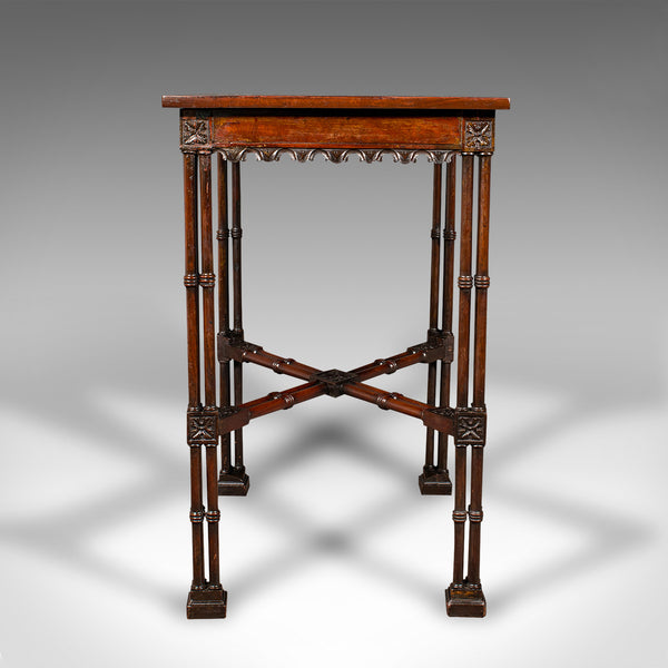 Antique Side Table, English, Occasional, Chippendale Taste, Georgian, Circa 1800