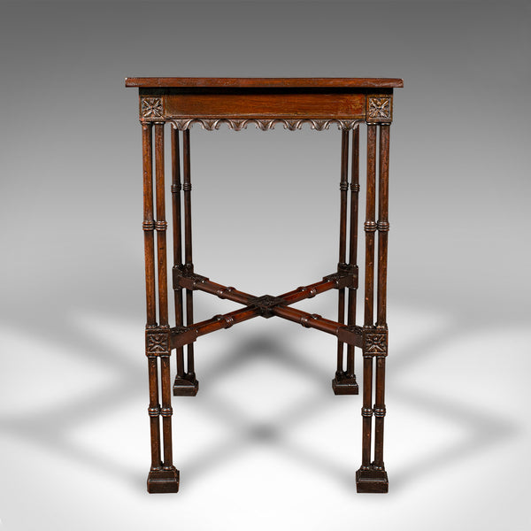 Antique Side Table, English, Occasional, Chippendale Taste, Georgian, Circa 1800