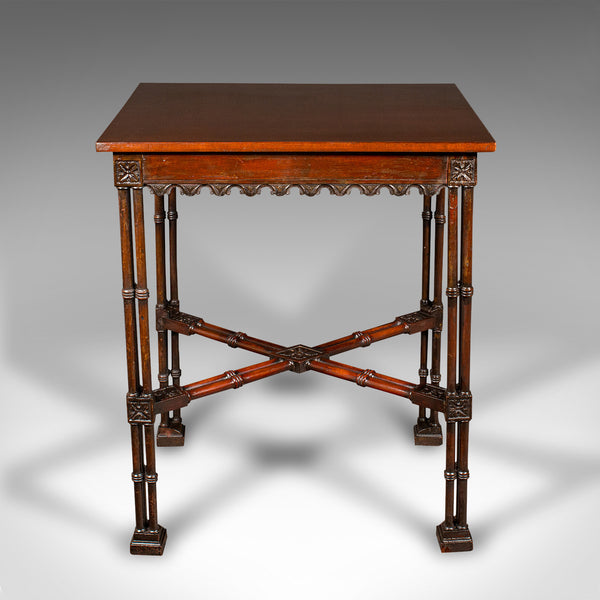 Antique Side Table, English, Occasional, Chippendale Taste, Georgian, Circa 1800