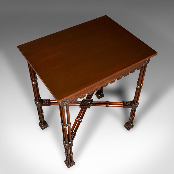 Antique Side Table, English, Occasional, Chippendale Taste, Georgian, Circa 1800