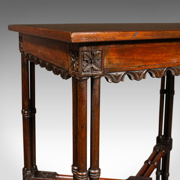 Antique Side Table, English, Occasional, Chippendale Taste, Georgian, Circa 1800