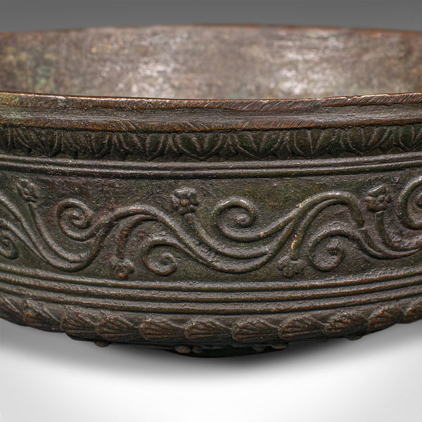 Antique Decorative Bowl, Japanese, Bronze Censer, Edo Period, Georgian, C.1750