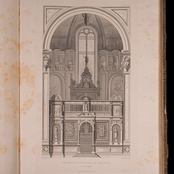 Antique Design Catalogue, Art Industriel, French, Architecture Folio, Victorian