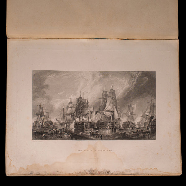 4 Vols Antique Folio, Imperial Gallery of British Art, Engravings, Victorian