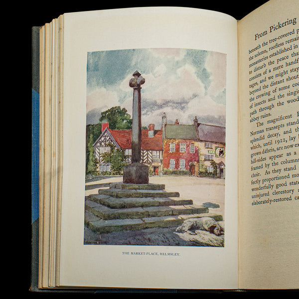 Vintage Illustrated Book, Yorkshire By George Home, English, County Travel Guide