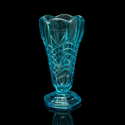 Vintage Sundae Cup, English, Decorative Dessert Glass, Art Deco, Circa 1930