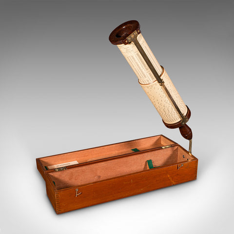 Vintage Fuller's Calculator, English, Bakelite, Brass, Mathematical Instrument