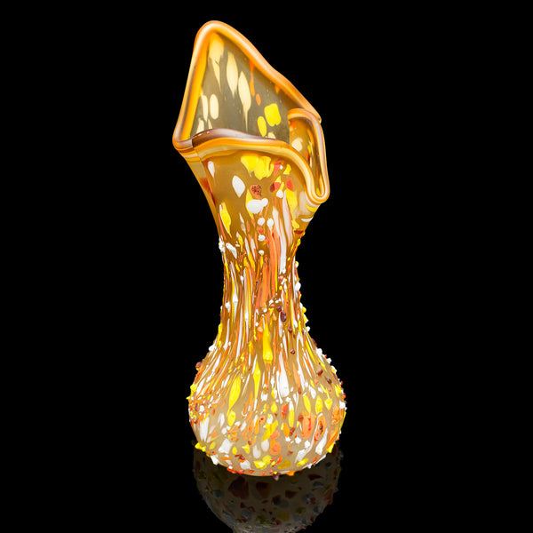 Tall Vintage Explosion Vase, Italian Art Glass, Post Modern, Mid Century, C.1960