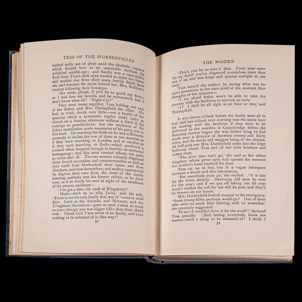 Vintage Book, Tess Of The D'Urbervilles, Thomas Hardy, Limited Edition, Novel