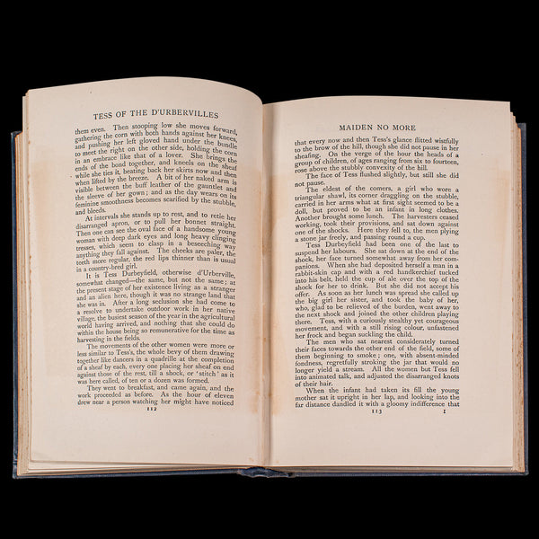 Vintage Book, Tess Of The D'Urbervilles, Thomas Hardy, Limited Edition, Novel