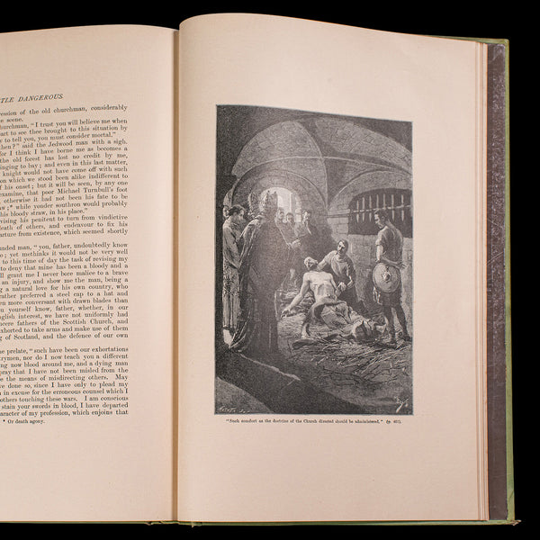 Antique Novel, A Legend of Montrose, Sir Walter Scott, English, Victorian Book