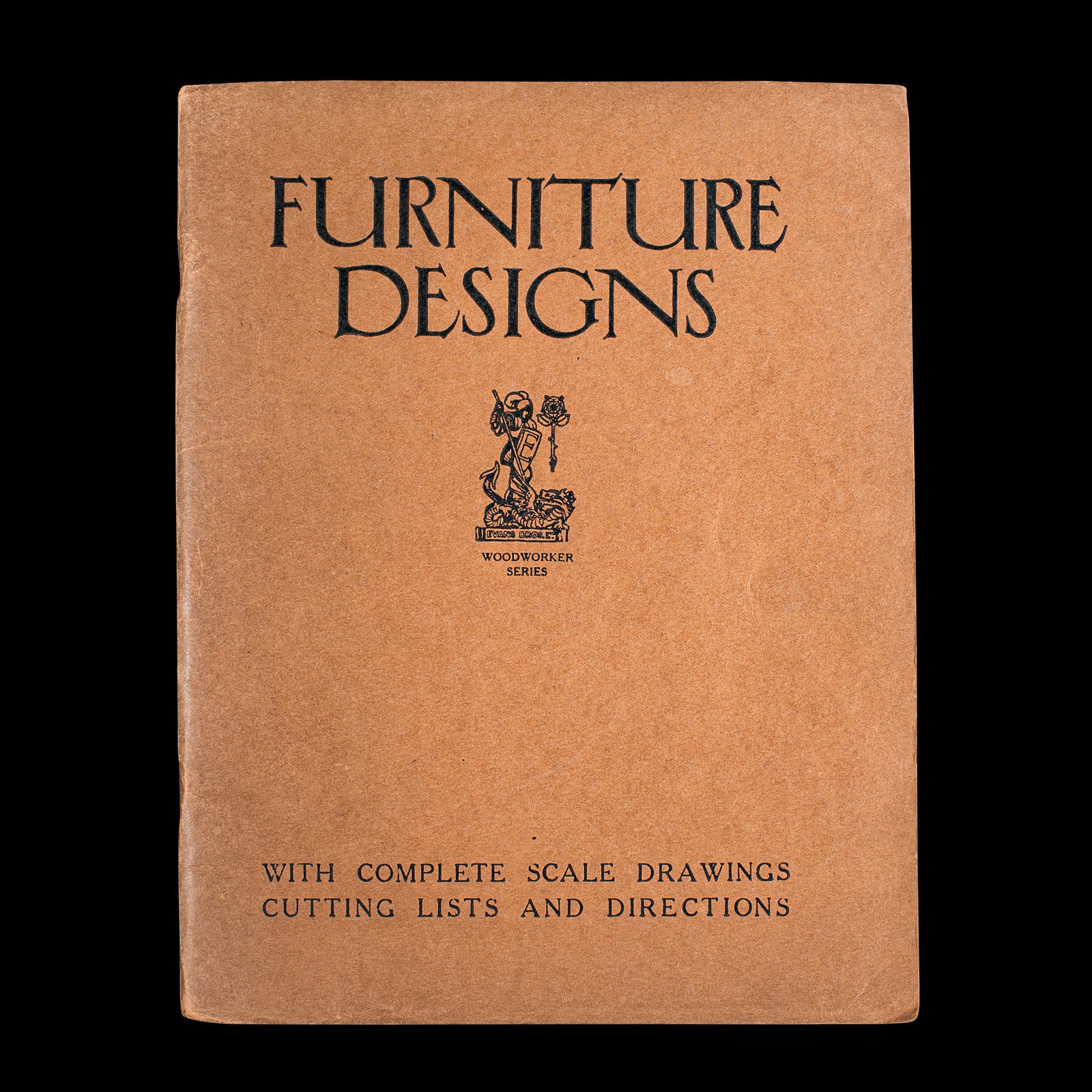 洋書 Antique Furniture and Decorative 英語 Vintage Furniture Designs Folio, English, Carpenter's Reference Book