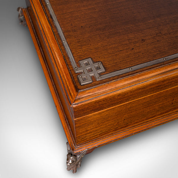 Antique Presentation Insignia Box, Italian, Campaign Chest, Victorian, C.1900