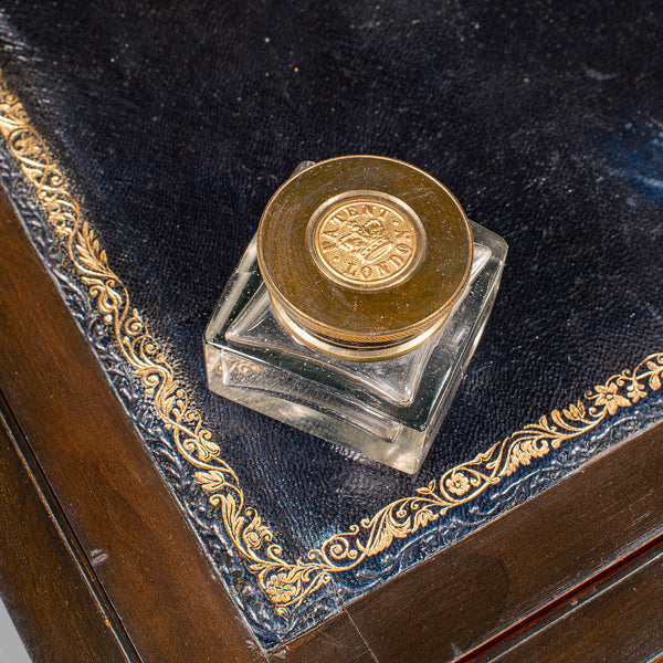 Antique Gentleman's Writing Slope, English, Walnut Correspondence Box, Victorian