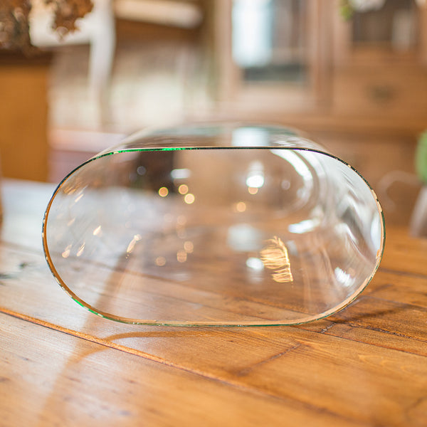 Slimline Antique Display Dome, English, Glass, Ornamental Showcase, Victorian