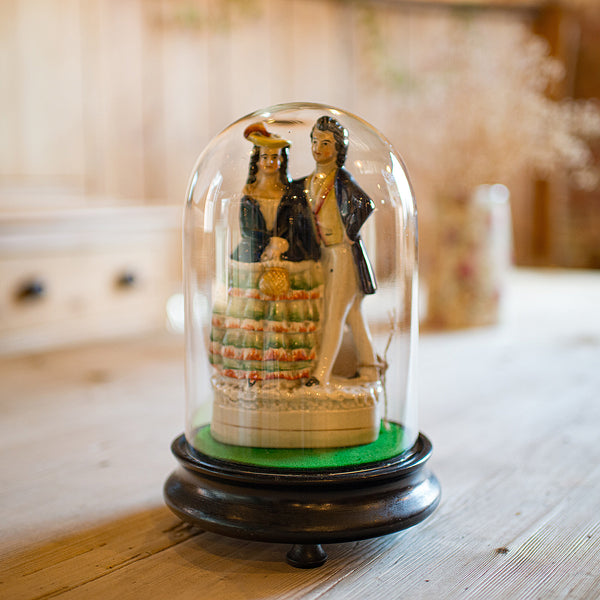 Small Antique Specimen Dome, English, Botany, Taxidermy, Display Case, Victorian