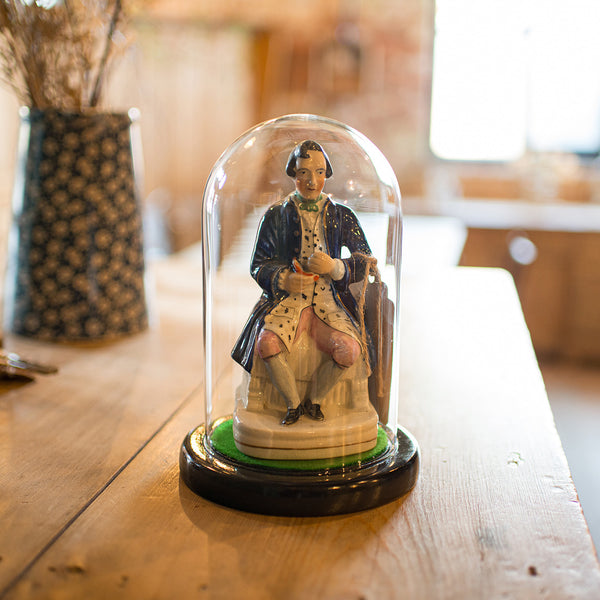 Antique Showcase Dome, English Glass, Taxidermy, Display Case, Victorian, C.1900