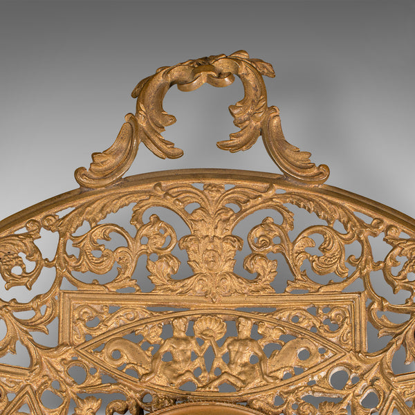 Antique Great Exhibition Fruit Dish, English, Gilt Metal Display Bowl, Victorian