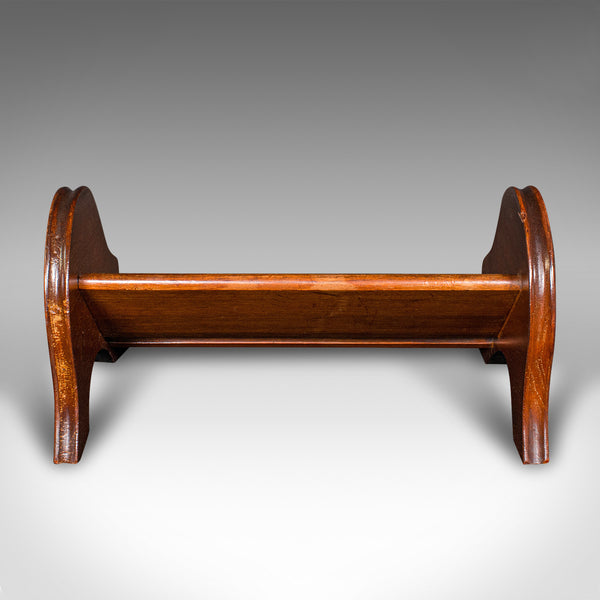Small Antique Novel Rest, English, Book Trough, Desktop, Office, Edwardian, 1910