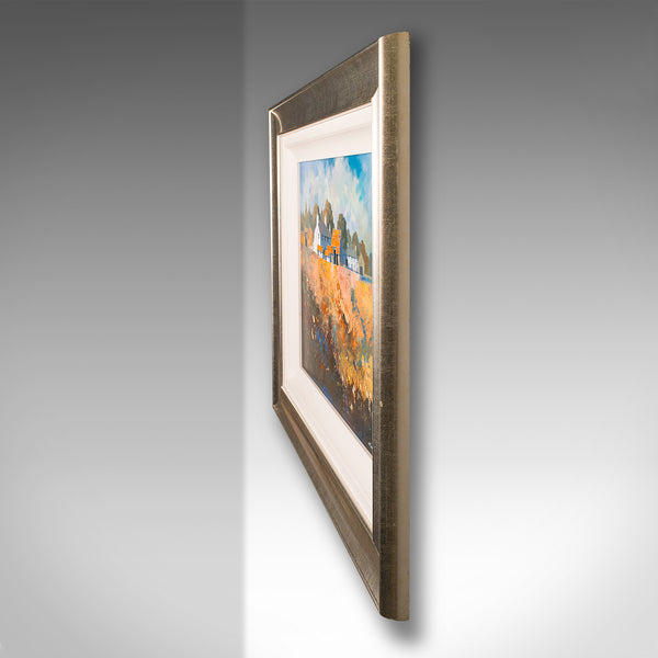 Contemporary Framed Landscape Painting, English, Acrylics, Signed, Nick Potter