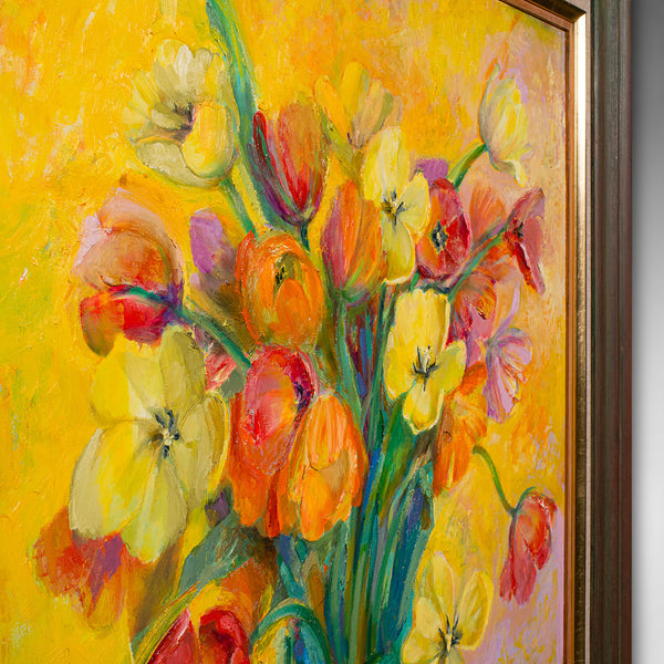 Contemporary Still Life Painting, English, Framed Oil on Canvas, Artist Signed