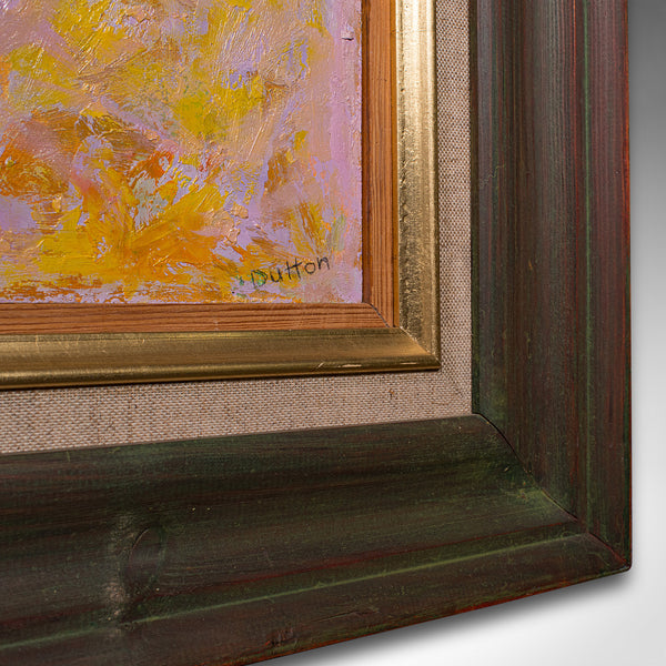 Contemporary Still Life Painting, English, Framed Oil on Canvas, Artist Signed