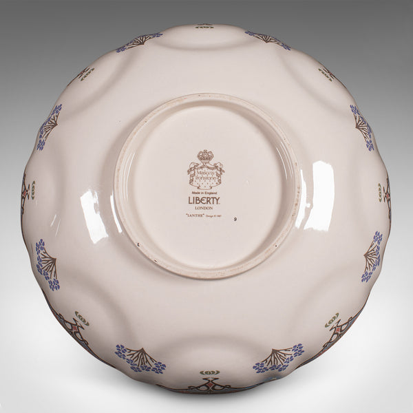 Vintage Liberty London Serving Set, English Ceramic, Ianthe Pattern, Tableware