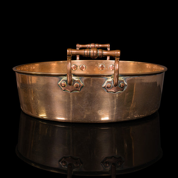 Antique Duck Roasting Pan, English, Bronze, Preserving Dish, Georgian, C.1800