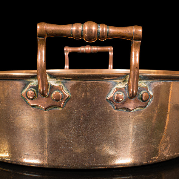 Antique Duck Roasting Pan, English, Bronze, Preserving Dish, Georgian, C.1800