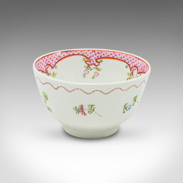 Antique Green Tea Sipping Duo, Japanese, Ceramic, Cup & Saucer, Victorian, 1900