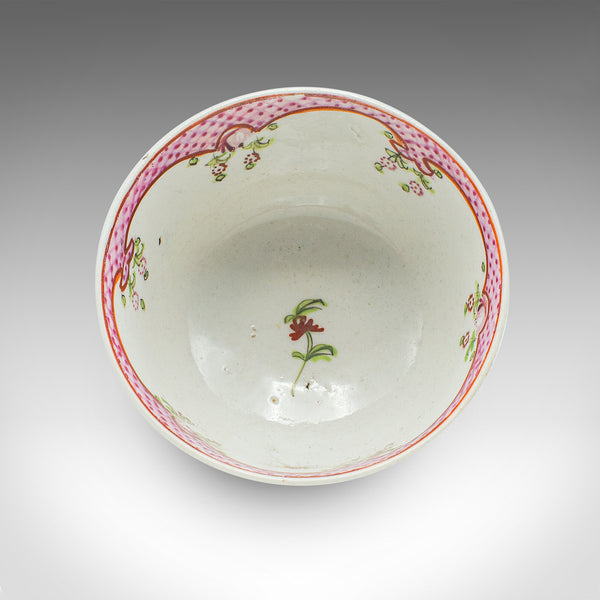 Antique Green Tea Sipping Duo, Japanese, Ceramic, Cup & Saucer, Victorian, 1900