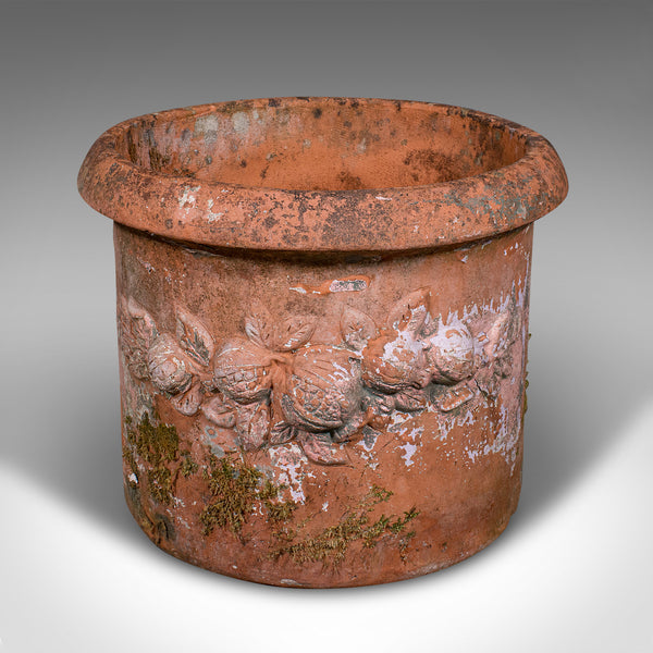 Large Vintage Jardiniere Pot, Italian, Terracotta, Outdoor, Garden Planter, 1970