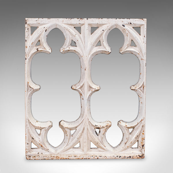 Set of 6 Secret Garden Wall Panels, English, Gothic Tracery Grille, Victorian