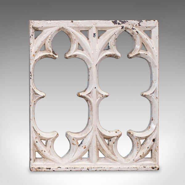 Set of 6 Secret Garden Wall Panels, English, Gothic Tracery Grille, Victorian