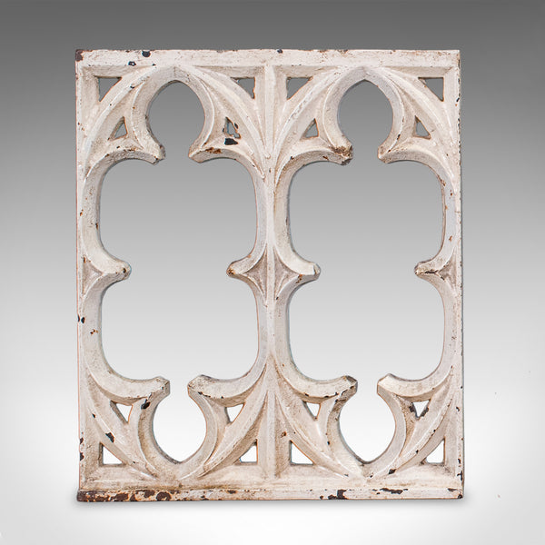 Set of 6 Secret Garden Wall Panels, English, Gothic Tracery Grille, Victorian