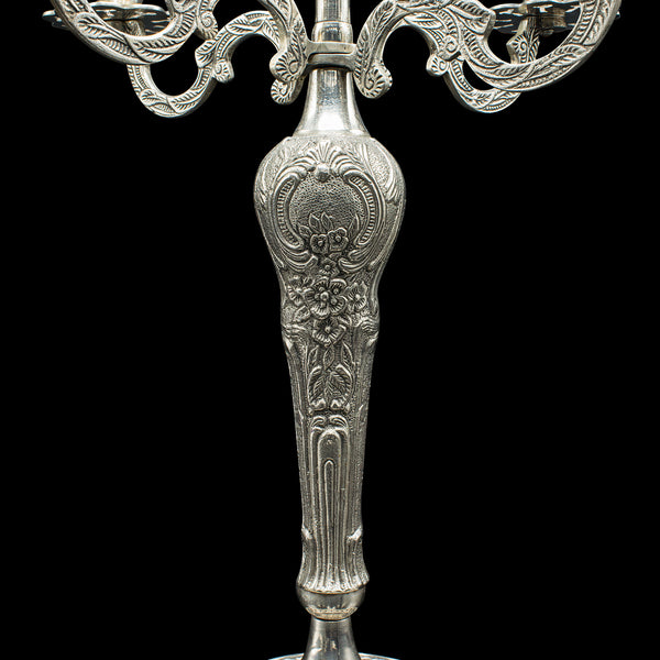 Vintage 4 Branch Candlestick, Candelabra, Table Centrepiece, Art Deco, C.1940