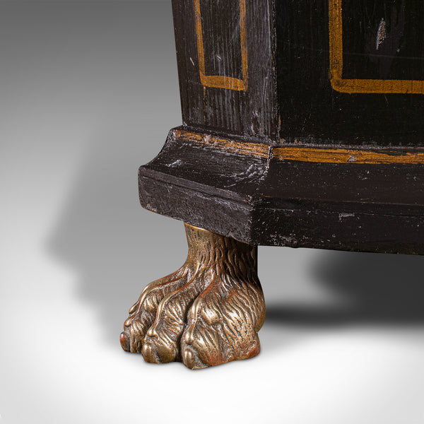 Antique Fireside Store, English Pine, Log, Coal Bin, Aesthetic Period, Victorian