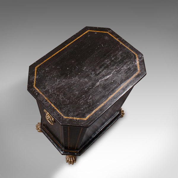 Antique Fireside Store, English Pine, Log, Coal Bin, Aesthetic Period, Victorian