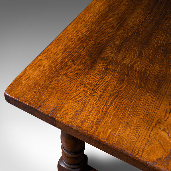 Vintage 8 Seat Country House Table, English, Oak, Refectory, Kitchen, Farmhouse