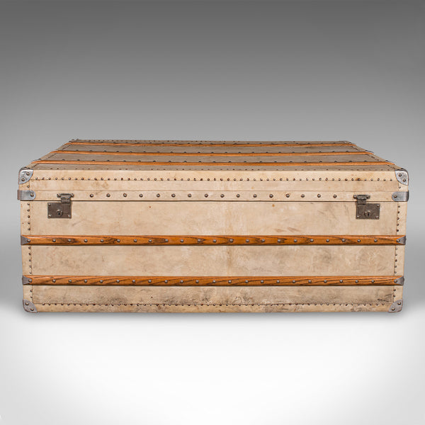 Gigantic Antique Shop's Display Chest, English, Vellum, Oak, Trunk, Coffee Table