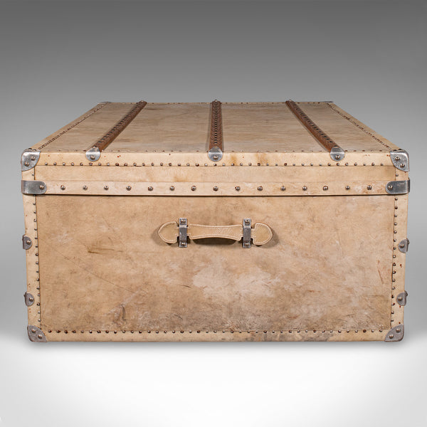 Gigantic Antique Shop's Display Chest, English, Vellum, Oak, Trunk, Coffee Table