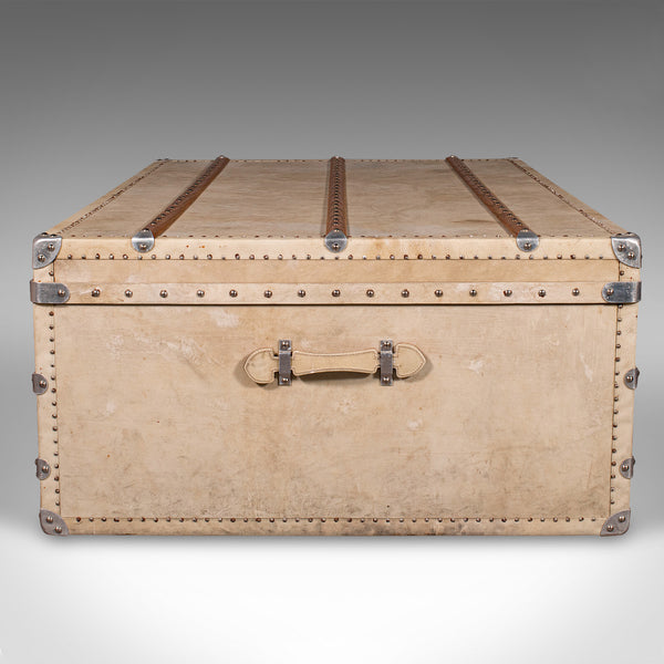 Gigantic Antique Shop's Display Chest, English, Vellum, Oak, Trunk, Coffee Table