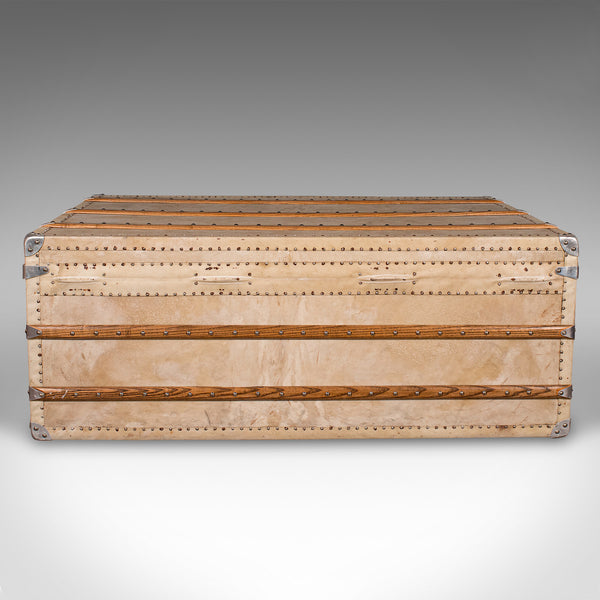 Gigantic Antique Shop's Display Chest, English, Vellum, Oak, Trunk, Coffee Table