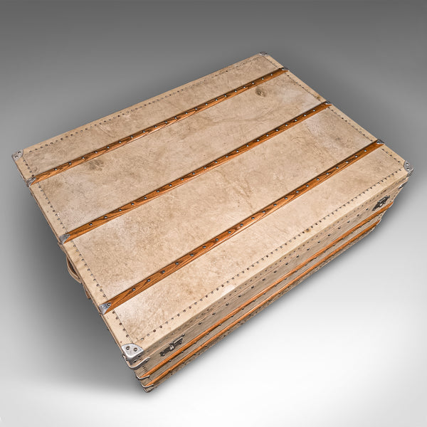 Gigantic Antique Shop's Display Chest, English, Vellum, Oak, Trunk, Coffee Table