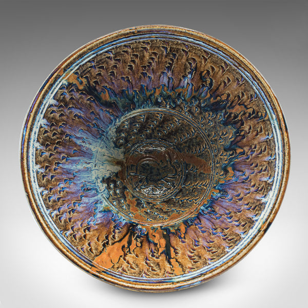 Deep Contemporary Bonbon Dish, English, Ceramic, Serving Bowl, Studio Pottery