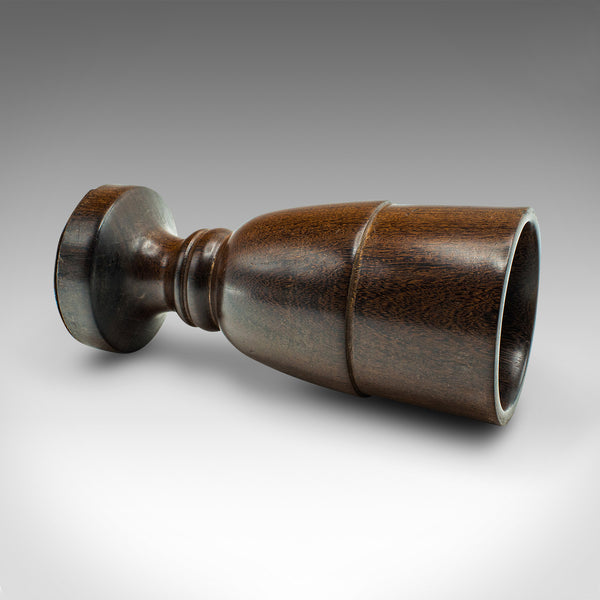 Vintage Mortar And Pestle, English, Turned Walnut, Apothecary, Kitchen, C.1970