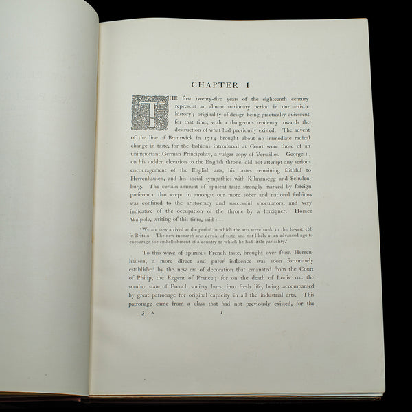 Vintage 4 Book Set, History Of British Furniture, English, Reference, Macquoid